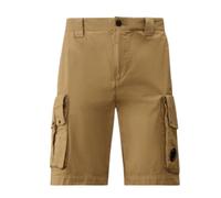 C.p. Company - Shorts cargo en gabardine de coton - Homme - Shorts - Beige - Taille: XS