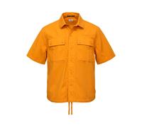 C.p. Company - Sobre camisa manga corta - Homme - Chemises - Orange - Taille: XL