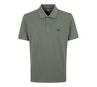 C.p. Company - Stretch Piquet Short Sleeve Polo - Homme - Tops - Vert - Taille: L