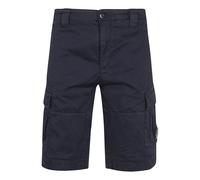 C.p. Company - Stretch Sateen Cargo Lens Shorts - Homme - Shorts - Bleu - Taille: L