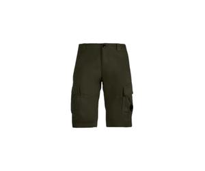 C.p. Company - Stretch Sateen Cargo Shorts - Homme - Shorts - Vert - Taille: 2XL