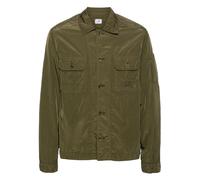 C.p. Company - Surchemise à Manches Longues en Nylon Gris - Homme - Vestes - Gris - Taille: 2XL