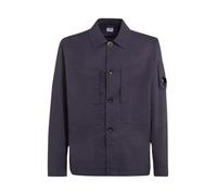 C.p. Company - Surchemise en Nylon Diagonale Marine - Homme - Vestes - Bleu - Taille: XL
