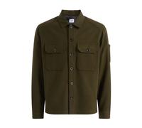 C.p. Company - Surchemise Laine Feutrée - Homme - Vestes - Vert - Taille: S