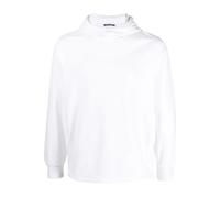 C.p. Company - Sweat à capuche Logo-patch à manches longues - Homme - Sweatshirts et sweats à capuche - Blanc - Taille: 2XL