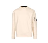 C.p. Company - SweaT-shirt à col rond en diagonale - Homme - Pulls - Beige - Taille: 2XL