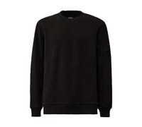 C.p. Company - SweaT-shirt molleton gratté en diagonale - Homme - Sweatshirts et sweats à capuche - Noir - Taille: XL