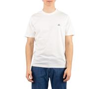 C.p. Company - T-shirt à écusson logo en jersey 30/1 - Homme - Tops - Blanc - Taille: L