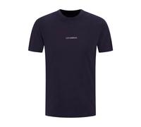 C.p. Company - T-Shirt à Manches Courtes avec Logo en Jersey 30/1 - Homme - Tops - Bleu - Taille: XL
