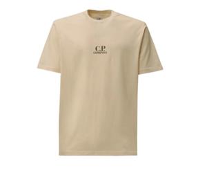 C.p. Company - T-shirt à manches courtes British Sailor en jersey 30/1 - Homme - Tops - Beige - Taille: L