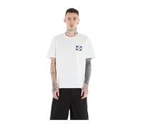 C.p. Company - T-shirt Épais - Logo au dos - Homme - Tops - Blanc - Taille: M