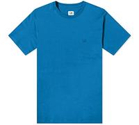 C.P. COMPANY T-shirt Lyons Blue 30/1 Small Logo (L), bleu