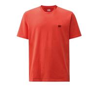 C.p. Company - Tee-shirt avec patch logo en coton - Homme - Tops - Orange - Taille: S