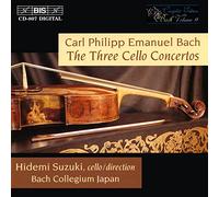 C.P.E.バッハ : チェロ協奏曲 / 鈴木秀美、バッハ・コレギウム・ジャパン (C.P.E.Bach : The Three Cello Concerots / Hidemi Suzuki, Bach Collegium Japan) [CD] [Import] [日本語帯・解説付]