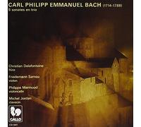 C.P.E. Bach: 5 Sonates en trio by Christian Delafontaine (1988-01-01)