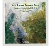 C.P.E. Bach : Concertos pour Clavecin, Wq. 3, 32, 44, 45. Rémy, les Amis de Philippe.