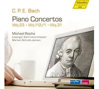 C.P.E. Bach : Concertos pour Piano, Vol. 1. Rische, Schuldt-Jensen.