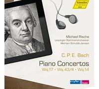 C.P.E. Bach : Concertos pour Piano, Vol. 2. Rische, Schuldt-Jensen