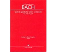 C.P.E. Bach: Geistliche Oden und Lieder [Gellert] - BOOK