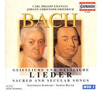 C.P.E. Bach & J.C.F. - Geistliche & Weltliche Li [Import]