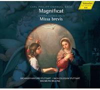 C.P.E. Bach : Magnificat. J.l. Bach : Missa Brevis. Rilling.
