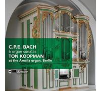 C.P.E. Bach : Six Sonates pour Orgue. Koopman. [Import]