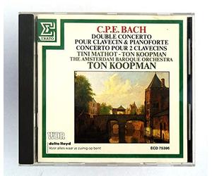 C P E Bach, Ton Koopman, Amsterdam Baroque Orchetsra - Double Concerto