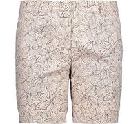 C.P.M. Shorts Dry Function avec Fantaisie Florale, Bermuda Femme, Sable, D38