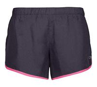 C.P.M. Shorts Unlimitech avec Technologie Dry Function, Pantalon Court pour Femme 2XL Antracite/Bouganville