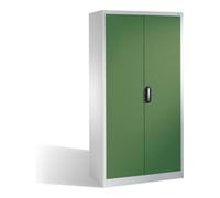 C + P Möbelsysteme Armoire à bacs C+P avec 4 étagères pour bacs à bec, H1980xL1000xP420mm Façade vert réséda Corps gris clair Quantité:1
