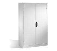 C + P Möbelsysteme Armoire à outils C+P à portes battantes, 3 tablettes et 3 tiroirs, H1950xL1200xP600mm Façade gris clair Corps gris clair Quantité:1