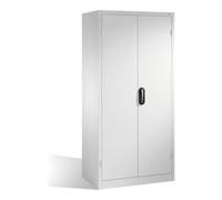 C + P Möbelsysteme Armoire à outils C+P à portes battantes, 3 tablettes et 3 tiroirs, H1950xL930xP600mm Façade gris clair Corps gris clair Quantité:1