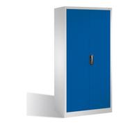 C + P Möbelsysteme Armoire à outils C+P avec portes battantes, 4 tablettes intérieures, H1950xL930xP600mm Façade bleu gentiane Corps gris clair Quantité:1