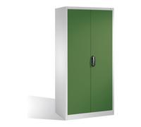 C + P Möbelsysteme Armoire à outils C+P avec portes battantes, 4 tablettes intérieures, H1950xL930xP600mm Façade vert réséda Corps gris clair Quantité:1