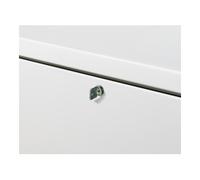 C + P Möbelsysteme Armoire à outils C+P avec portes coulissantes, intérieur 2 x 4 étagères, H1950xL1600xP400mm Face avant Reseda vert corps gris clair Quantité:1