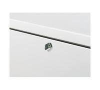 C + P Möbelsysteme Armoire à outils C+P avec portes coulissantes, intérieur 4 étagères, H1950xL1200xP500mm Face avant Reseda vert corps gris clair Quantité:1