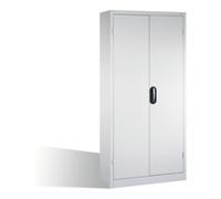 C + P Möbelsysteme Armoire à outils pour charges lourdes C+P avec portes battantes, 4 tablettes intérieures, H1950xL930xP400mm Façade gris clair Corps gris clair Quantité:1