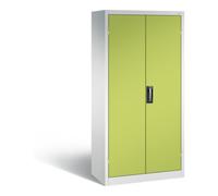 C + P Möbelsysteme Armoire pour batteries C+P pour 15 outils éléctriques, H 1 950 x l 930 x P 500 mm, vert viridine/gris clair Quantité:1
