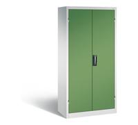 C + P Möbelsysteme Armoire pour batteries C+P pour 15 outils éléctriques, H 1 950 x l 930 x P 500 mm, vert réséda/gris clair Quantité:1