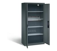 C + P Möbelsysteme Armoire pour batteries C+P pour 5 outils éléctriques, H 1 950 x l 930 x P 500 mm, gris anthracite Quantité:1