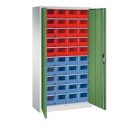 C + P Möbelsysteme C+P Armoire à dossiers Série 13, 1980x1000x420mm, 7035/6011 Quantité:1