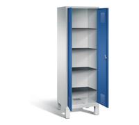 C + P Möbelsysteme C+P Armoire à linge Evolo, H1850×I610×P500 mm, façade bleu gentiane, corps gris clair (48212-20b) Quantité:1