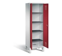 C + P Möbelsysteme C+P Armoire à linge Evolo, H1850×I610×P500 mm, façade ru orps gris clair (48212-20b) Quantité:1