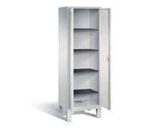 C + P Möbelsysteme C+P Armoire à linge Evolo, H1850×I610×P500mm, façade gris clair, corps gris clair (48212-20b) Quantité:1