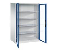 C + P Möbelsysteme C+P Armoire à outils Acurado, 1950x1200x800mm, 7035/5010 Quantité:1