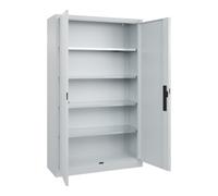 C + P Möbelsysteme C+P Armoire à portes battantes Série 89, 1950x1200x400mm, 7035/7035 Quantité:1