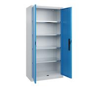 C + P Möbelsysteme C+P Armoire à portes battantes Série 89, 1950x930x500mm, 7035/5012 Quantité:1