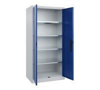 C + P Möbelsysteme C+P Armoire à portes battantes Série 89, 1950x930x600mm, 7035/5010 Quantité:1