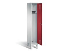 C + P Möbelsysteme C+P Armoire à vêtements Evolo, H1850 × I320 × P500 mm, façade ru orps gris clair (48010-10) Quantité:1