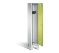 C + P Möbelsysteme C+P Armoire à vêtements Evolo, H1850×I320×P500 mm, façade vert viride, corps gris clair (48010-10) Quantité:1